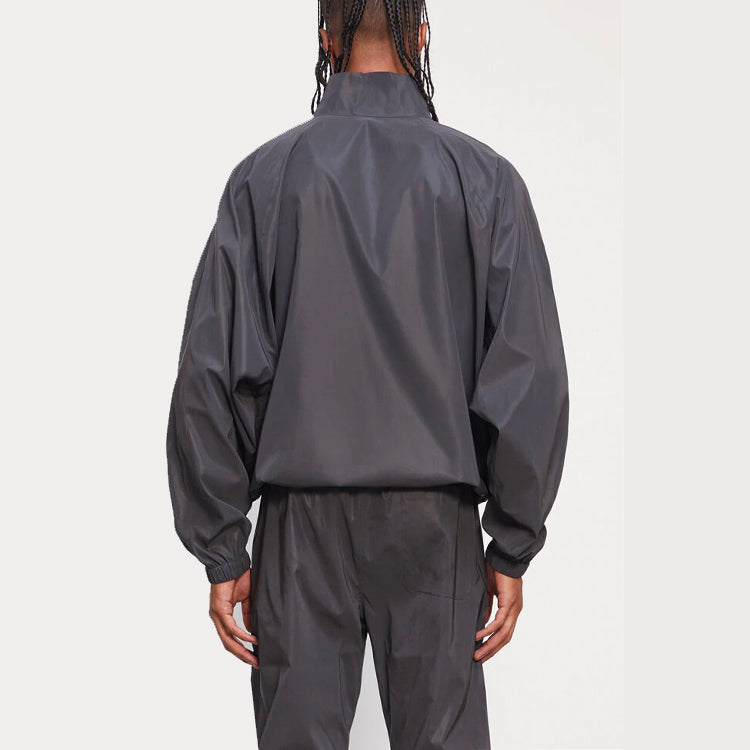 Fear of God Essentials FW20 Reflective Half Zip Track Pullover Black 0202250500024001