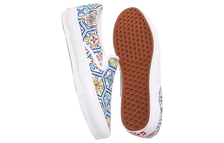 Vans KITH x Classic Slip-On 'Blue Moroccan Pattern' VN0A45JK2CM