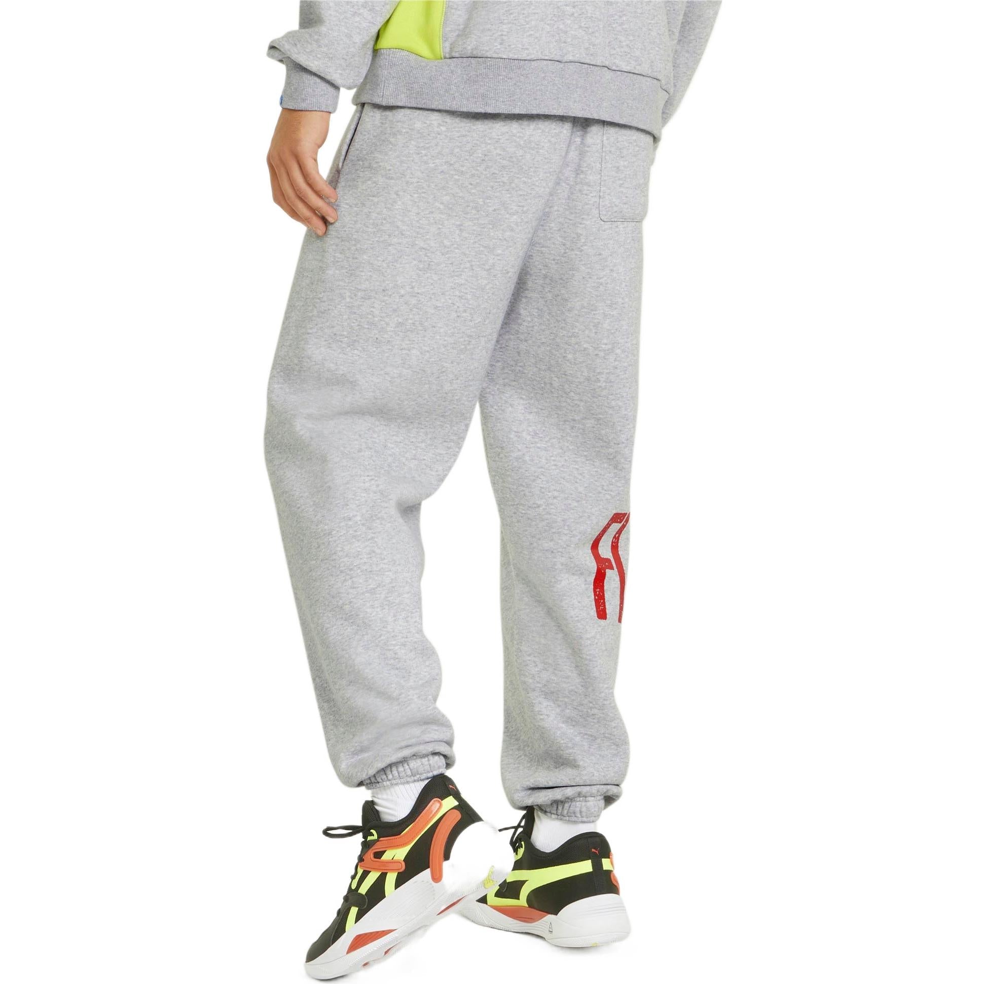 PUMA Playbook Basketball Pants 'Grey' 534189-01