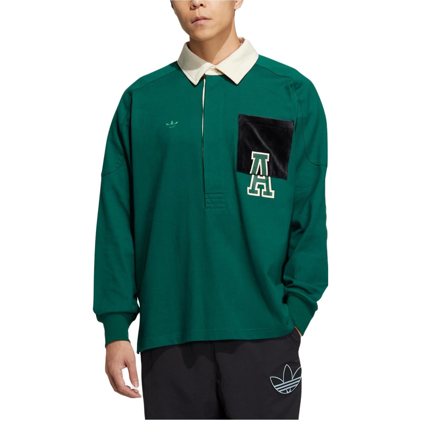 adidas Anti University Polo Shirt 'Dark Green' HY7236