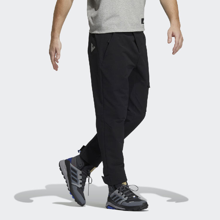 Men's adidas Logo Casual Breathable Sports Pants/Trousers/Joggers Black H13843