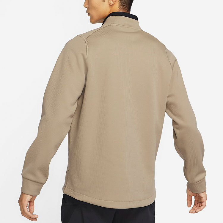 Nike Full-length zipper Cardigan Long Sleeves Training Jacket Khaki DM5941-247