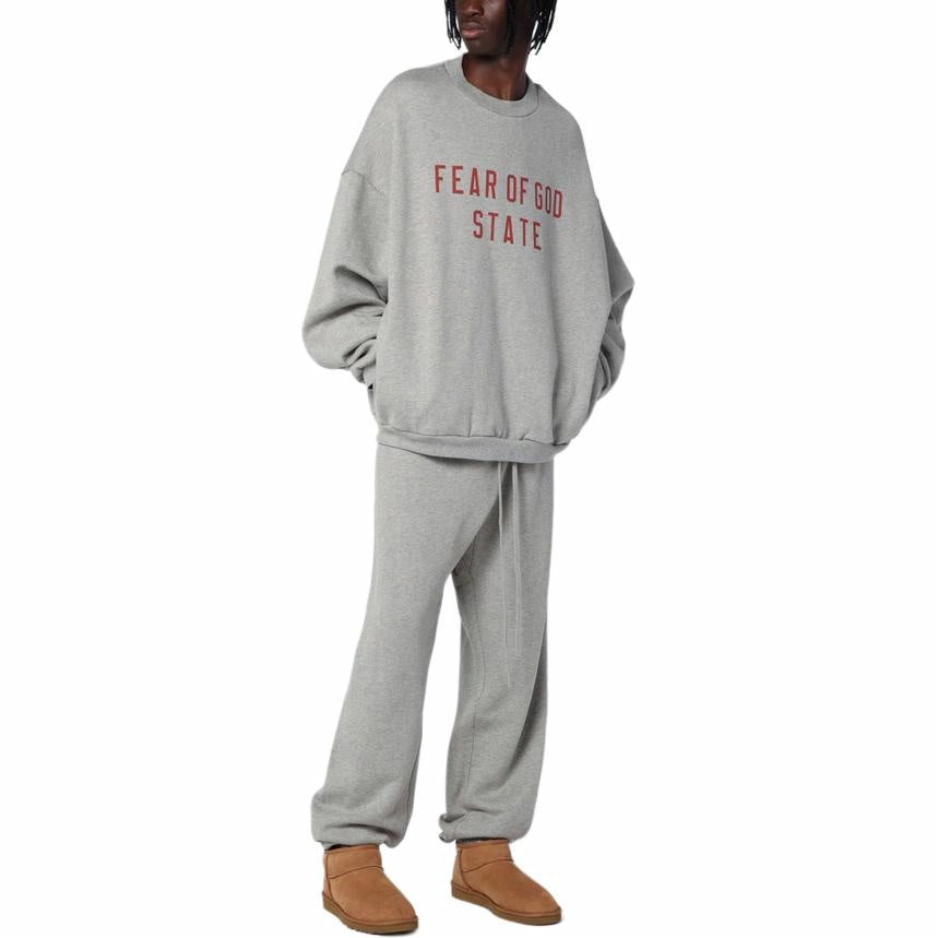 Fear of God Essentials Fleece Crewneck 'Dark Heather' 192BT246261F