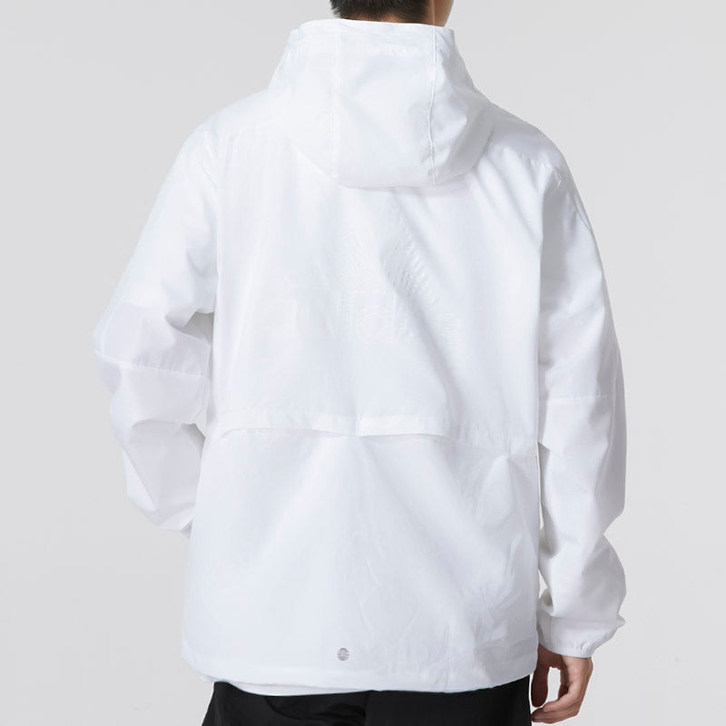 Men's adidas Mh Lite Wvjkt Athleisure Casual Sports Hooded Solid Color Woven White Jacket HM2977