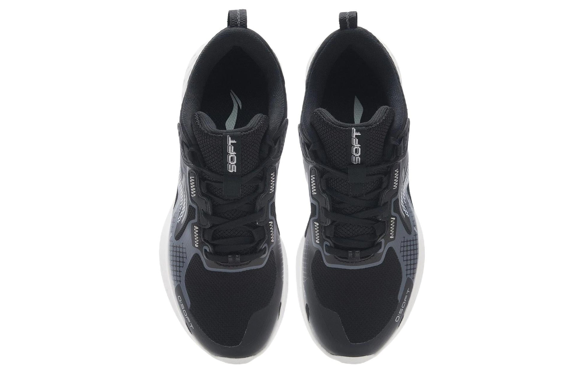 (WMNS) Li-Ning Soft Element Sport Leisure 'Black Gray White' AGLS012-1