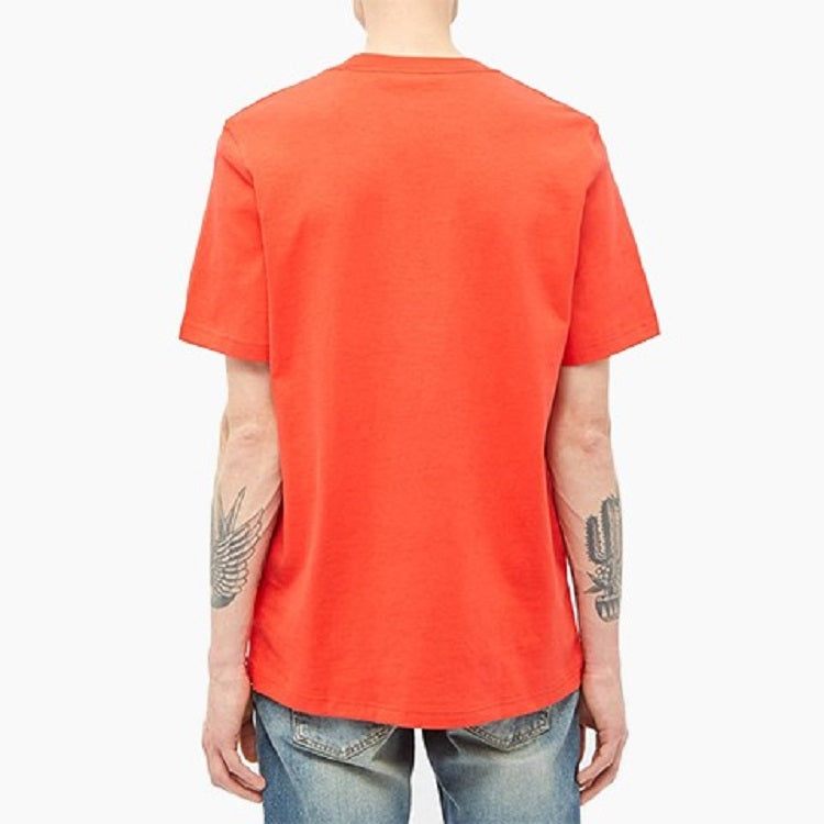 adidas originals Adiclr Prm Tee Chest Logo Printing Short Sleeve Red FM9922