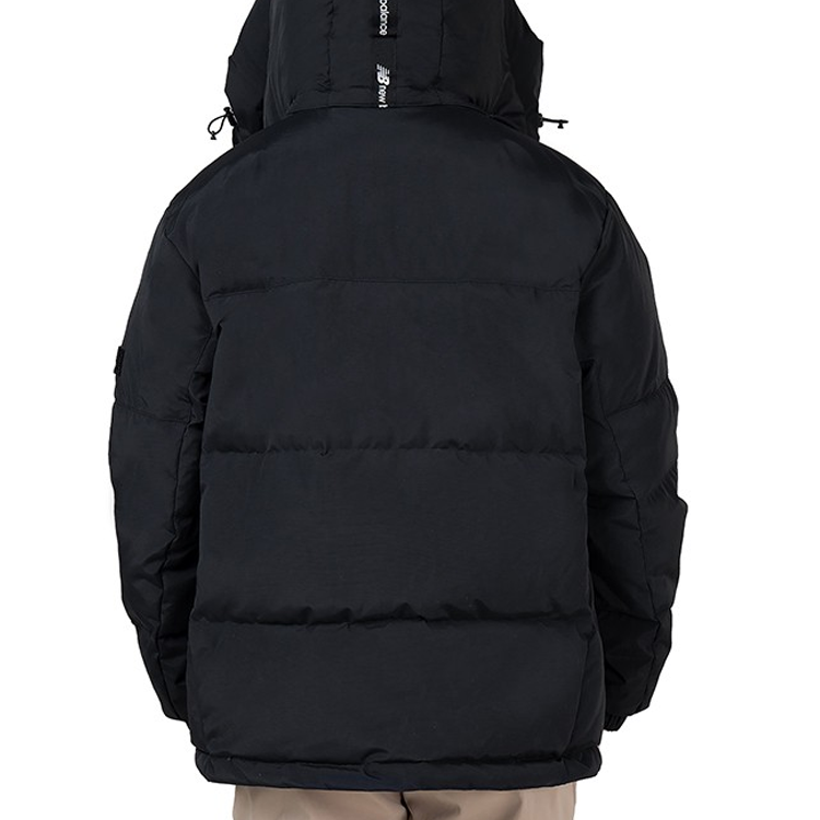 New Balance Warm Hooded Down Jacket Asia Sizing 'Black' AMJ14323-BK