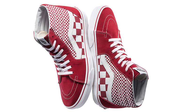 Vans SK8-HI 'Red Mix Checker' VN0A38GEVK5