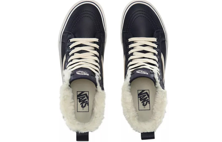 Vans SK8-HI MTE Leather Paris Night Navy 'Black White' VN0A4BV7TUF