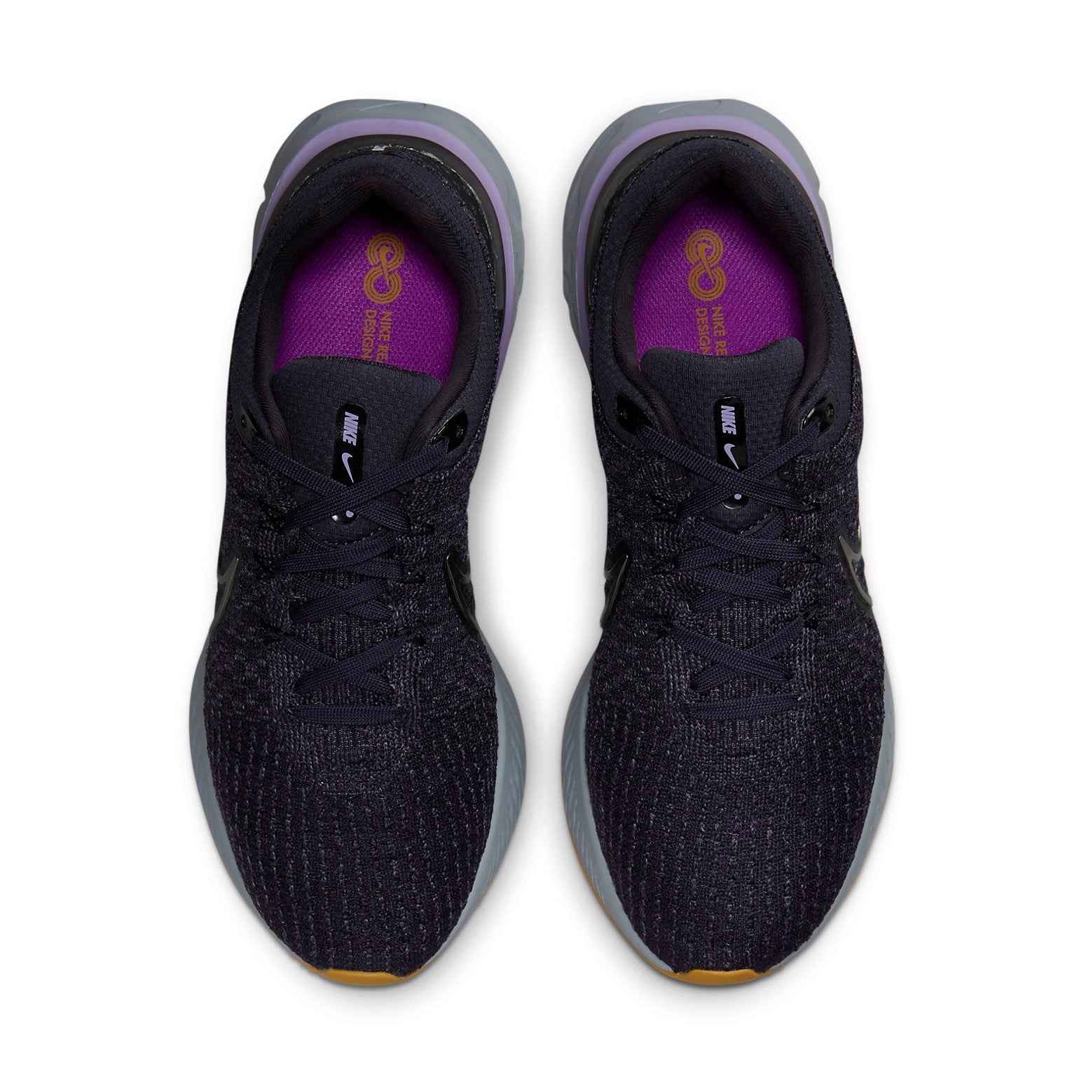 Nike React Infinity Run Flyknit 3 'Cave Purple Cool Grey' DH5392-502