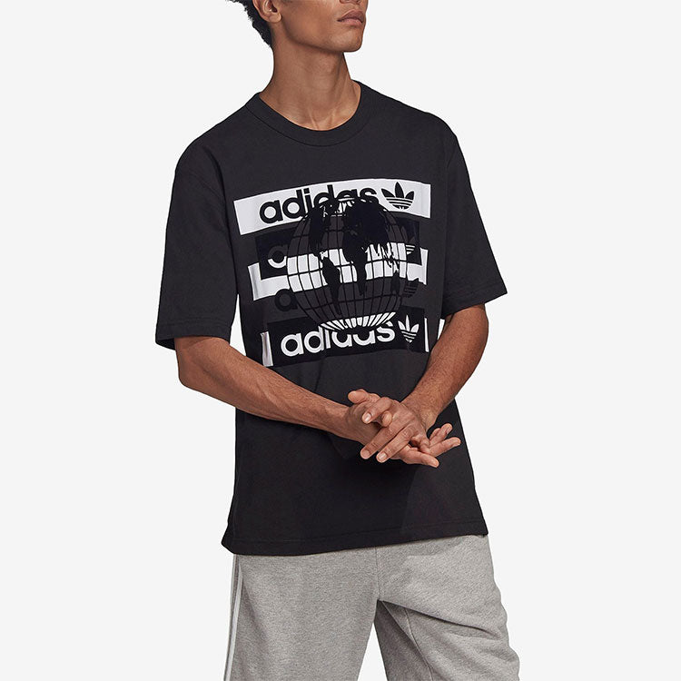 adidas originals Msg Ss Tee Logo Short Sleeve Black FM2253