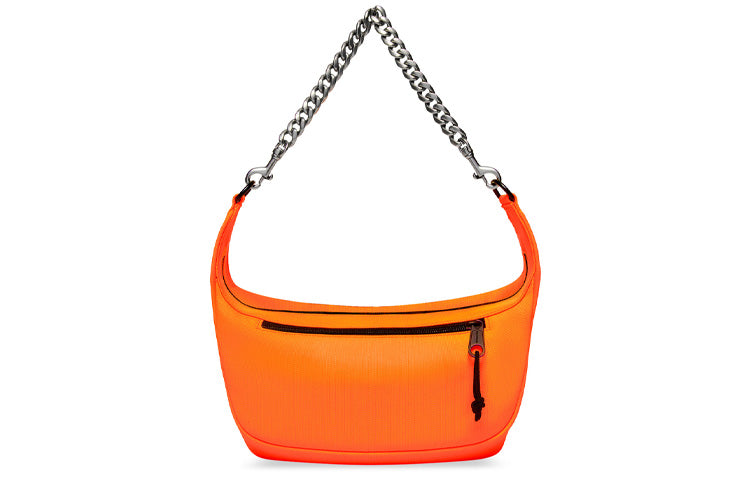 (WMNS) Balenciaga Raver Medium Bag With Chain 'Fluo Orange' 7410802AACO7526