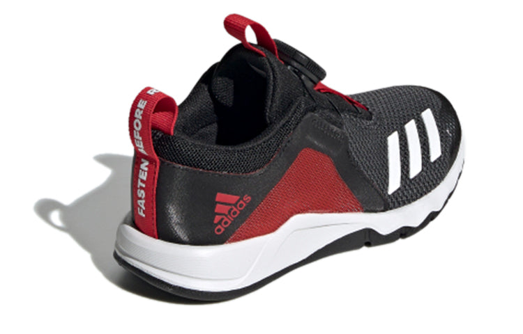 (PS) adidas Rapidaflex Boa K 'Black Red White' FV6821
