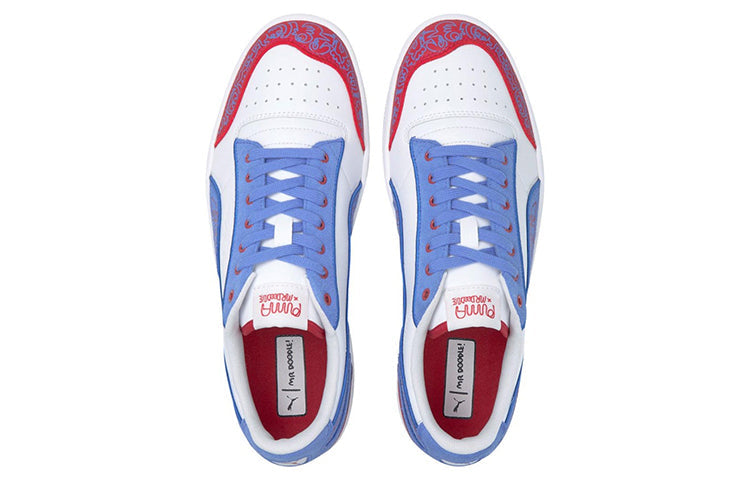 PUMA Ralph Sampson Mr Doodle Casual Shoes White/Blue/Red 380539-01