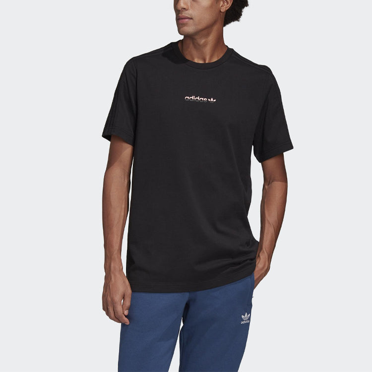 adidas originals Flame Printing Short Sleeve Black GK5904