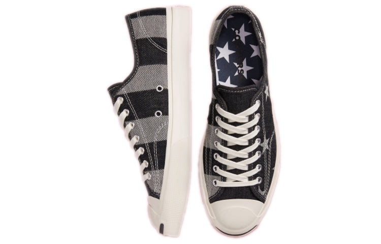 Converse Stars and Stripes Jack Purcell 'Black Gray' 167830C