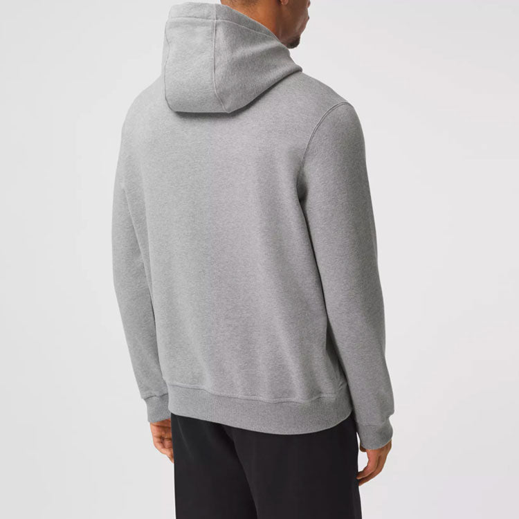 Men's Burberry SS21 Pullover hooded Printing light grey 80375421