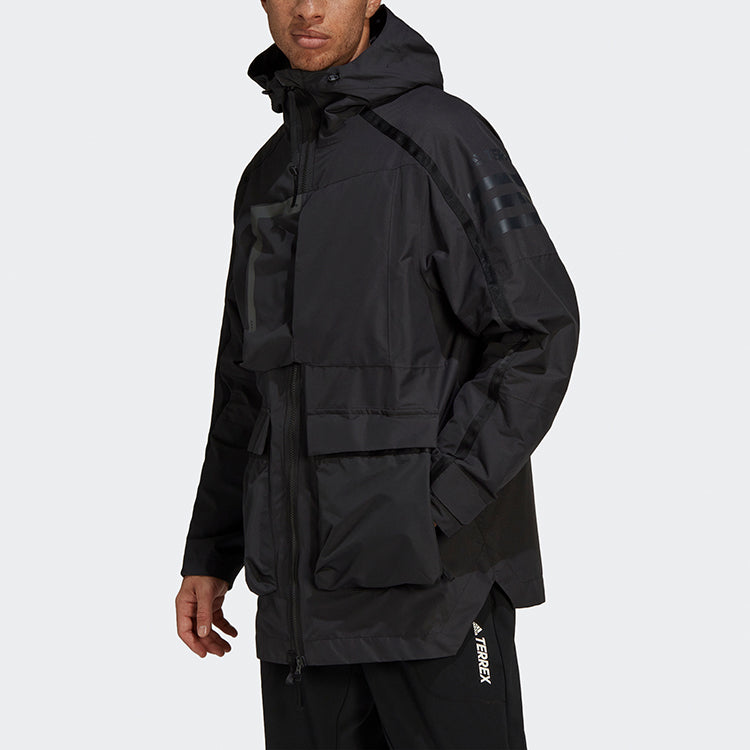 adidas Xploric R.r Sports Hooded Jacket Black H65704