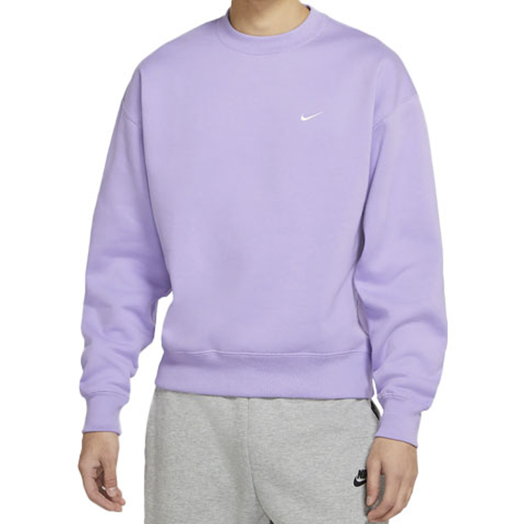 Nike MENS Lab Nrg Fleece Crew Casual Sports Purple DA0318-563
