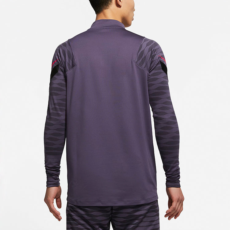 Nike Half Zip Training Long Sleeves Jersey 'Purple' CW5857-573
