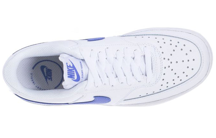 (WMNS) Nike Court Vision Low Shoes White/Blue CD5434-108
