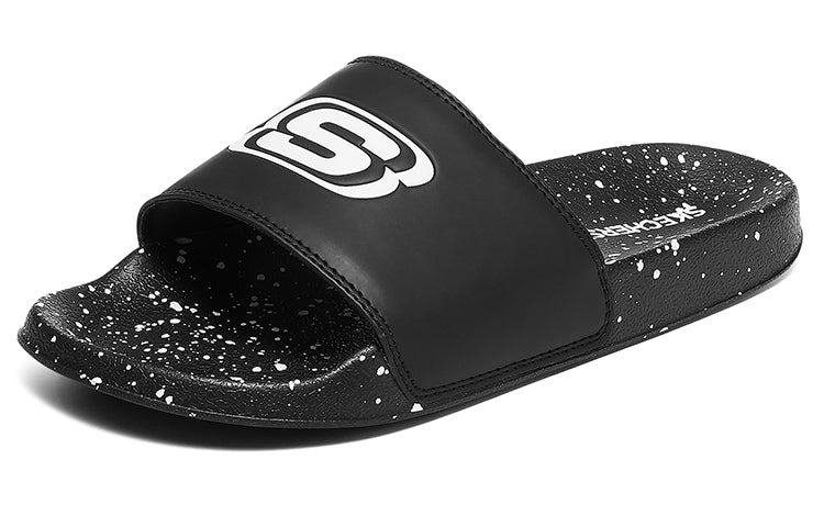 (WMNS) Skechers Side Lines 2 'Black White' 8730047-BKW