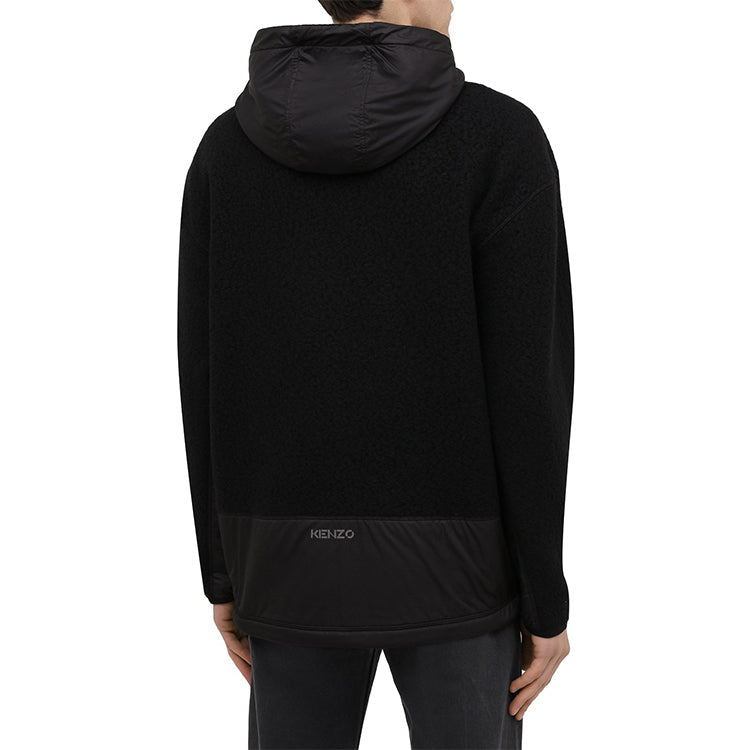 Men's KENZO FW20 Small Tiger Head Embroidered Black FA65BL7104ML-99