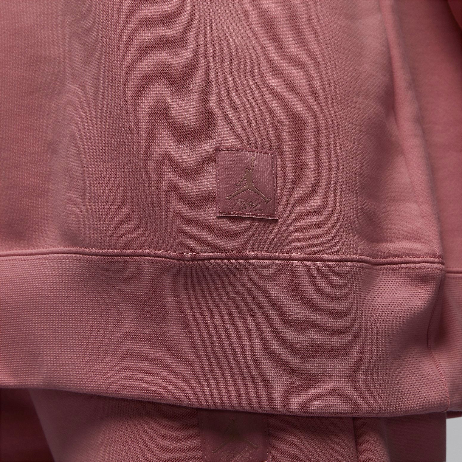 (WMNS) Air Jordan Flight Fleece Crewneck Sweatshirt 'Pink' FB5117-618