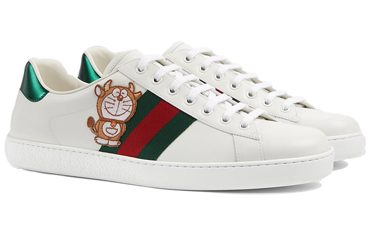Gucci x Doraemon Ace Sneaker 'Ivory Devil Patch' 655060-0FIU0-9091