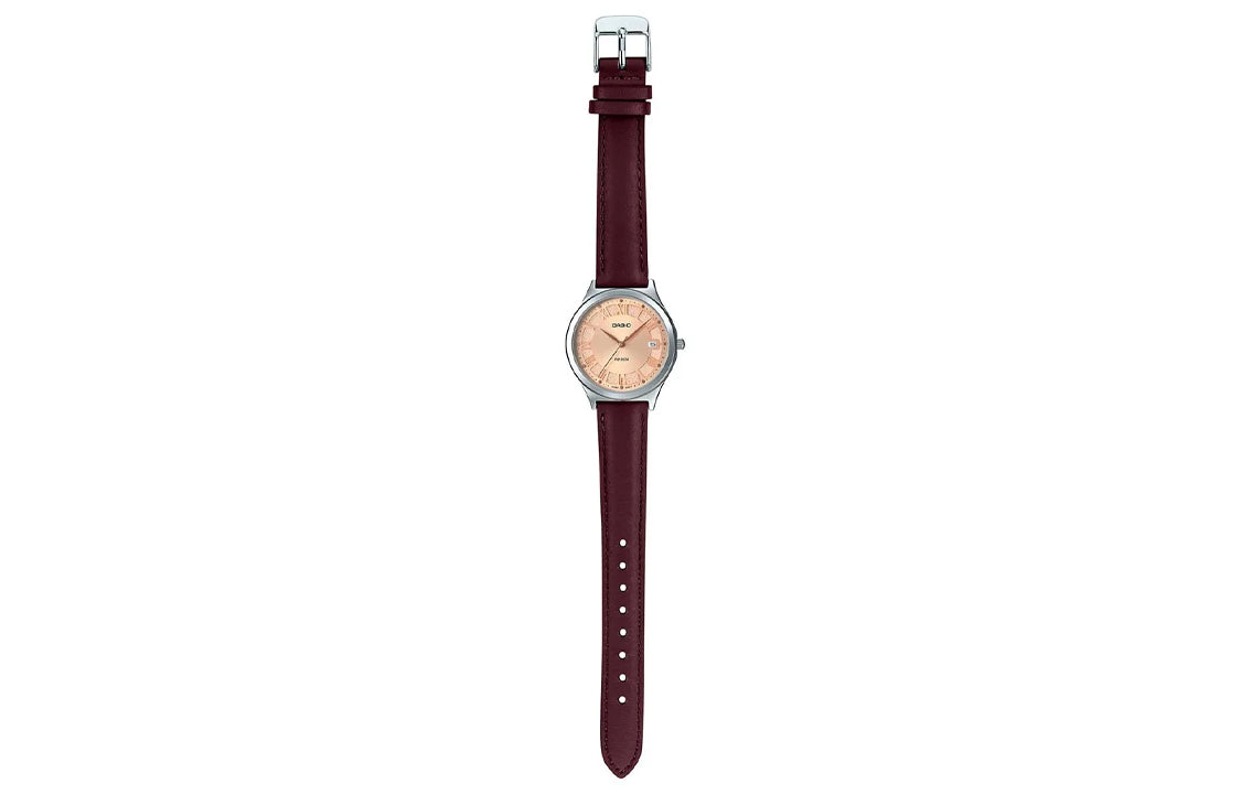 CASIO Female DRESS Japan / South Korea Fashion Brown Analog LTP-E141L-5A
