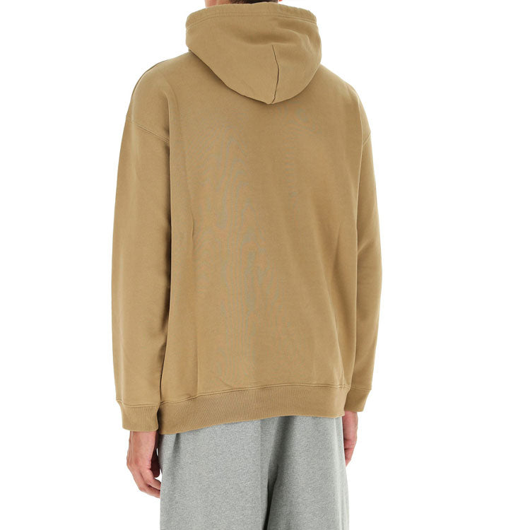Balenciaga Logo Embroidered Hoodie 'Khaki' 570811TKVB59504