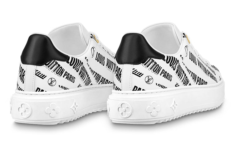 (WMNS) LOUIS VUITTON Time Out Sneakers 'White Black' 1A9D26