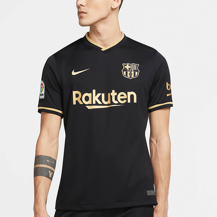 Nike FC Barcelona 20/21  Fan Edition Jersey 'Black Gold' CD4231-011