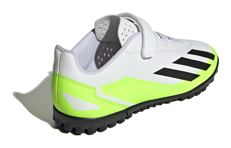 (GS) adidas X Crazyfast.4 'White Black Lucid Lemon' IE1592
