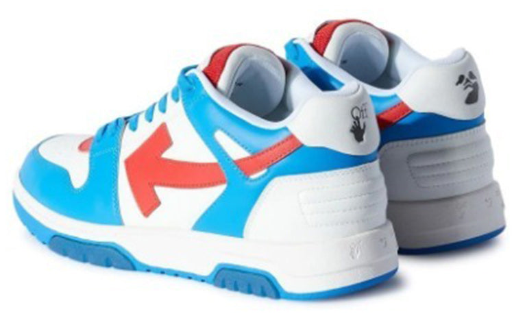 Off-White Out Of Office Low-Top Sneaker 'Blue White Orange' OMIA189S23LEA0014510