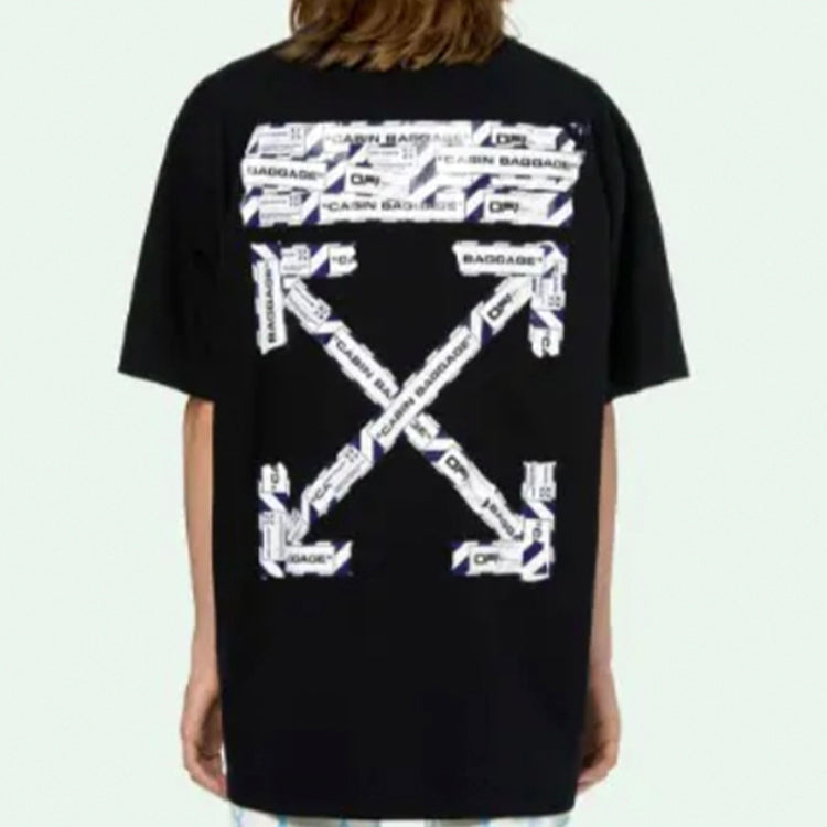 Off-White Airport Tape SS Over Tee OWKC038S20-5003-BK