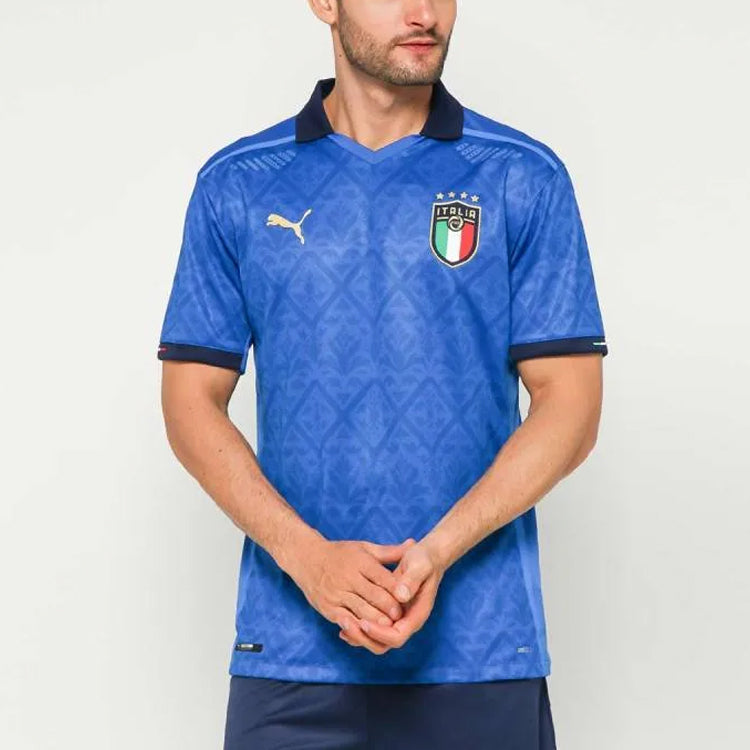 PUMA Italy Home Match Shirt 2020 2021 'Blue' 762919-01