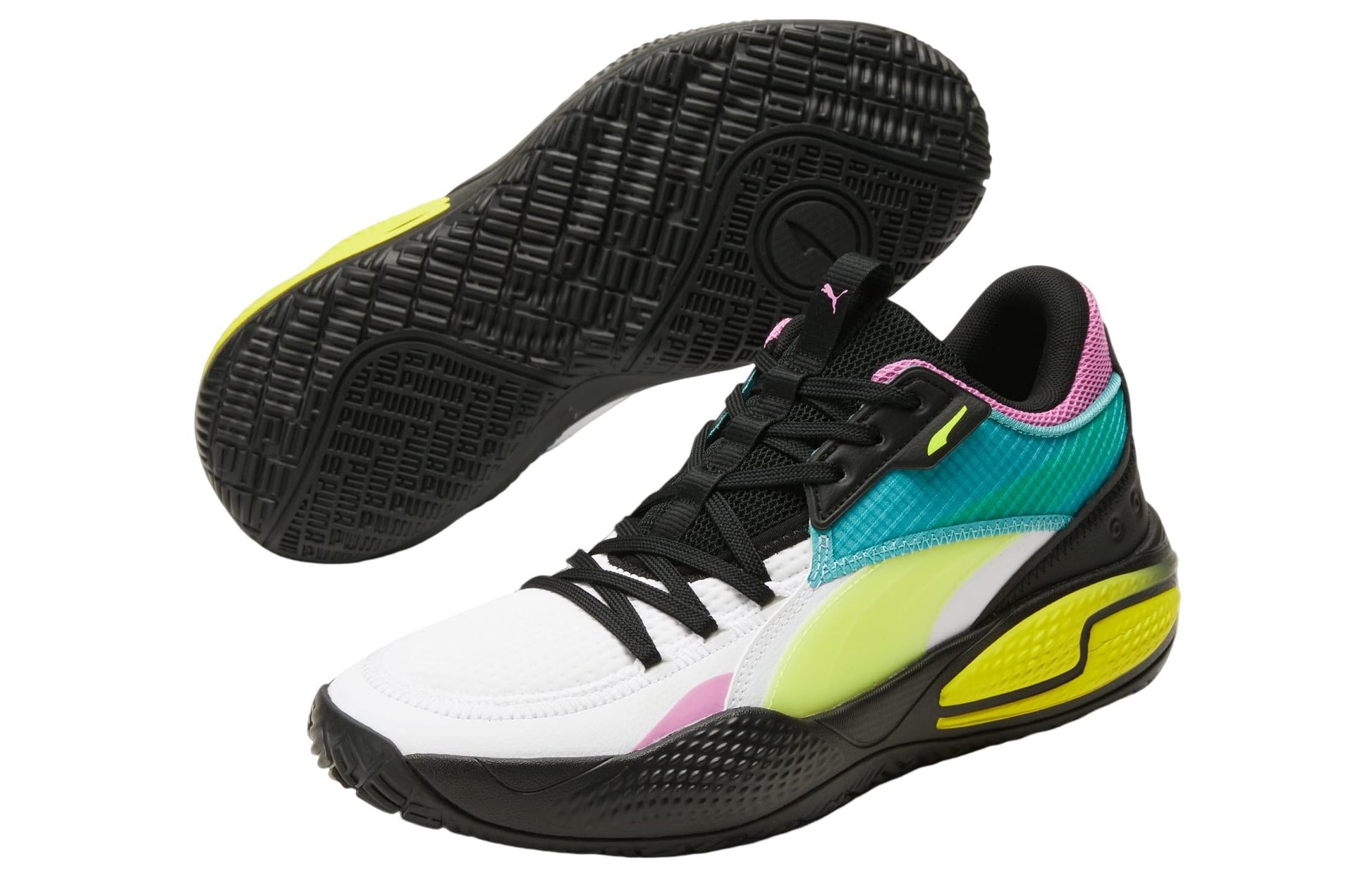 PUMA Court Rider SWxP 'White Yellow Alert' 377420-01
