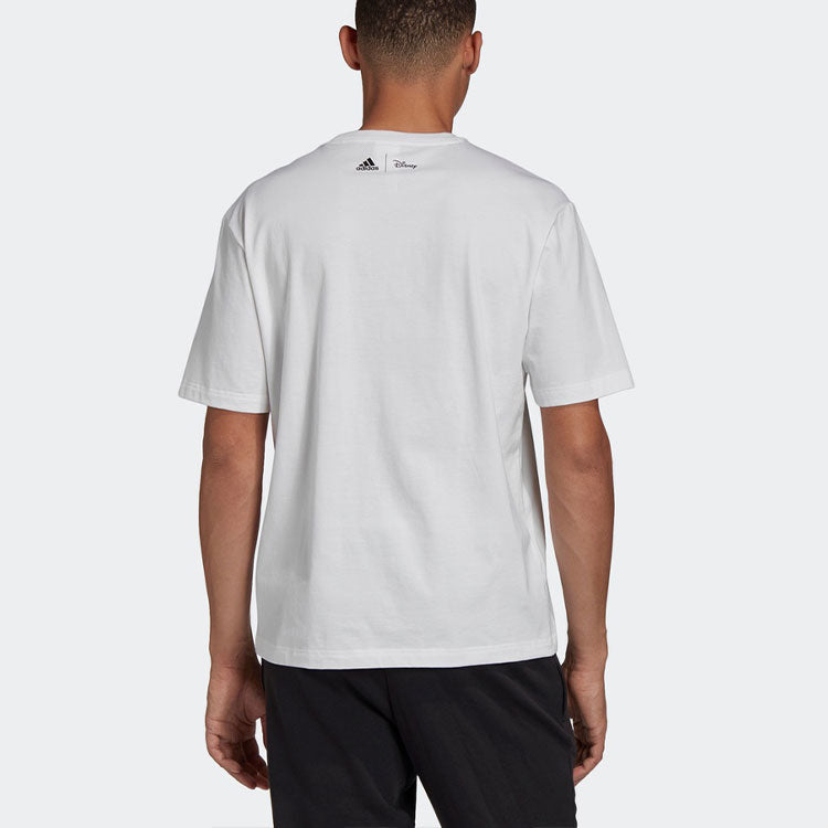 adidas x Disney Alphabet Pattern Printing Sport Round NeckShort Sleeve Men's White GL2222