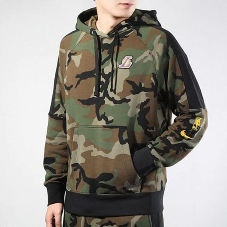 Nike Lakers Pullover Camouflage Green BQ5030-222
