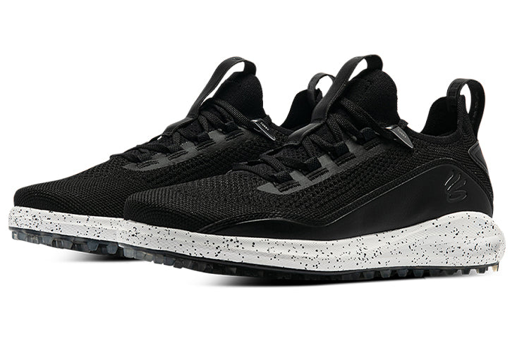 Under Armour Curry 8 Golf Spikeless 'Black White' 3023734-001
