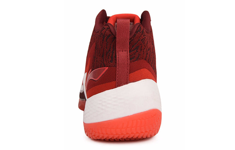 Li-Ning Airstrike 4 Mid-Top Red ABAM055-6