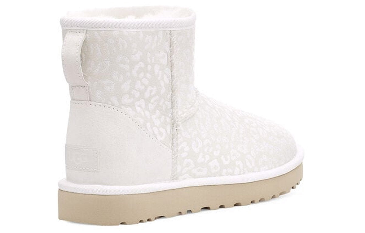 (WMNS) UGG Classic Mini Snow Leopard White 1113494-WHT