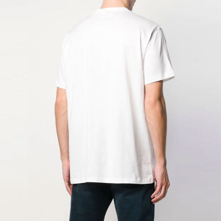 Men's Burberry Casual Alphabet Printing Short Sleeve White 45587651