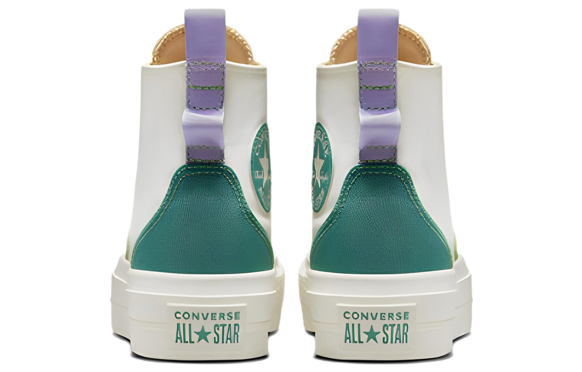 (WMNS) Converse Chuck Taylor All Star Lift Platform High 'Colorblock Overlay Algae Coast' A05127C
