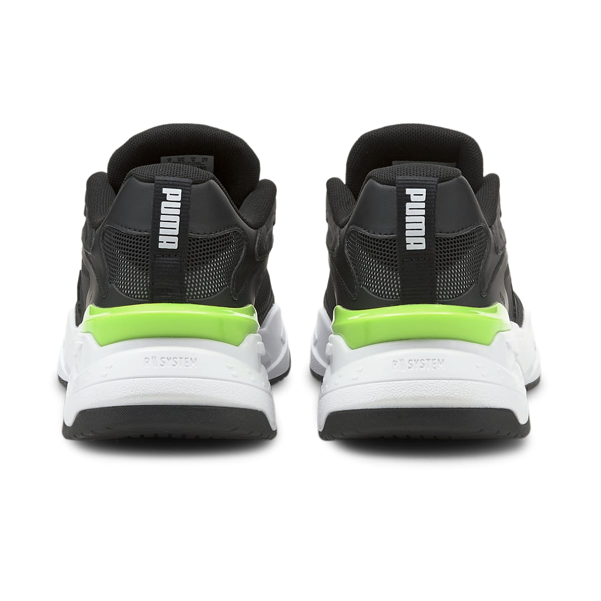 PUMA RS-Fast Tech 'Black Neon Green' 381038-01