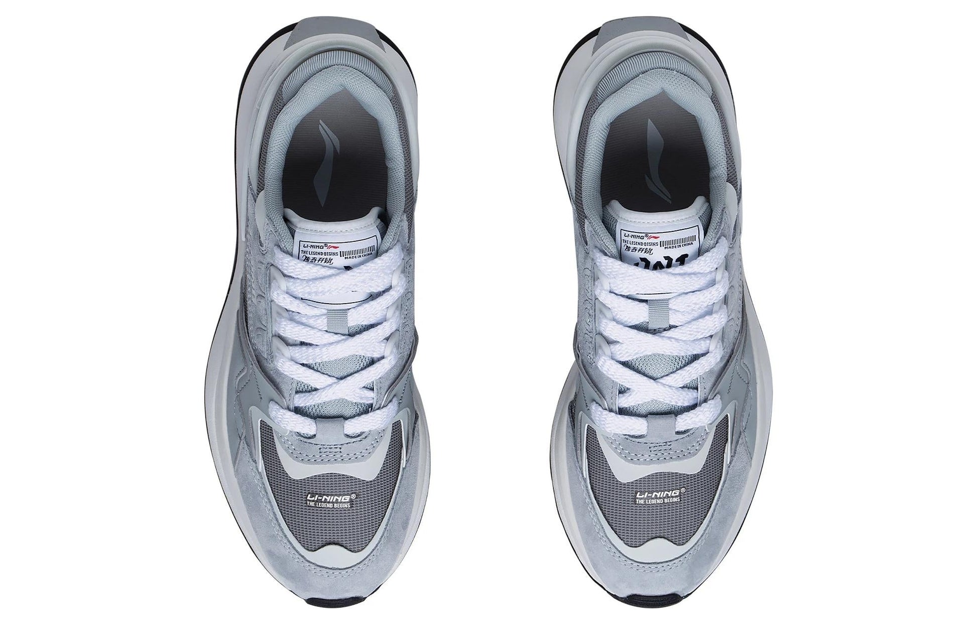 Li-Ning 001 Moment V2 'Grey White' AGCT017-3