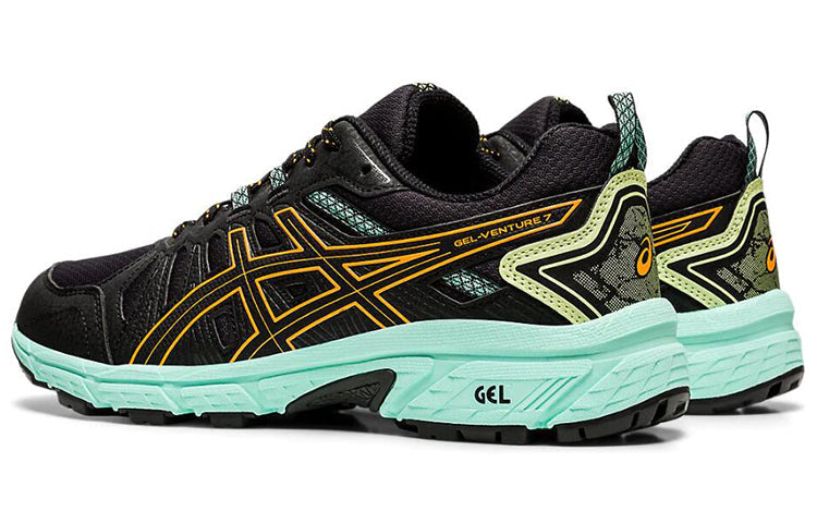 (WMNS) ASICS Gel-Venture 7 'Black Mint Orange Pop' 1012A476-003