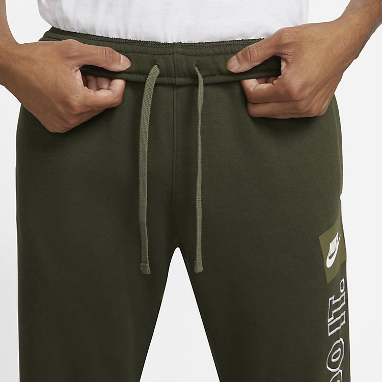 Nike Sportswear Just Do It Sweatpants 'Olive Green' DD6210-355