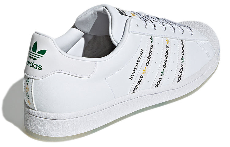 adidas Originals Superstar Shoes 'White Black Yellow' GX2990
